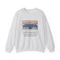 December Shopping Sweatshirt, Found a Parking Spot in Twenty Minutes, Found the Car Again in Forty, Funny Mall at Dusk Crewneck