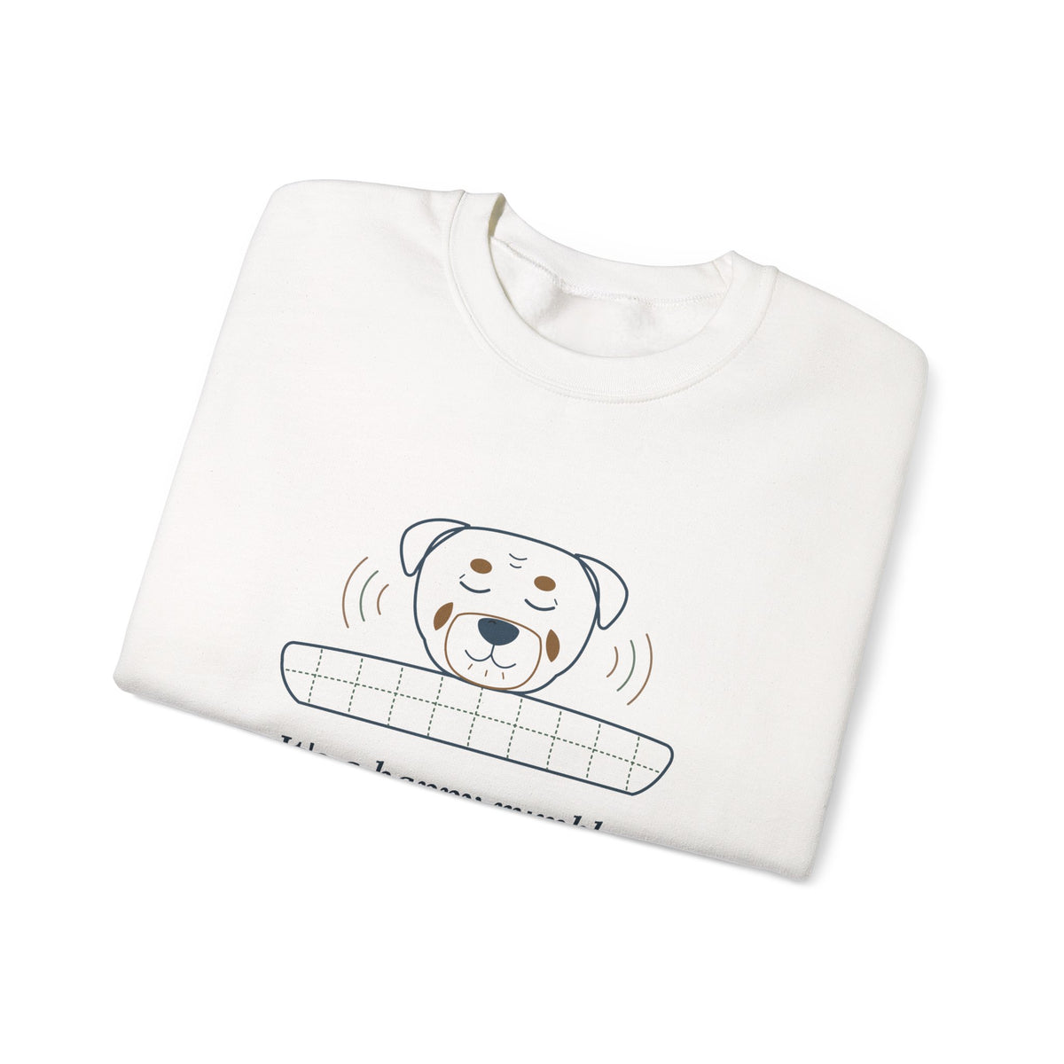 Rottweiler Crewneck Sweatshirt - It's a Happy Rumble, I Promise Rottie Mom and Dad Gift