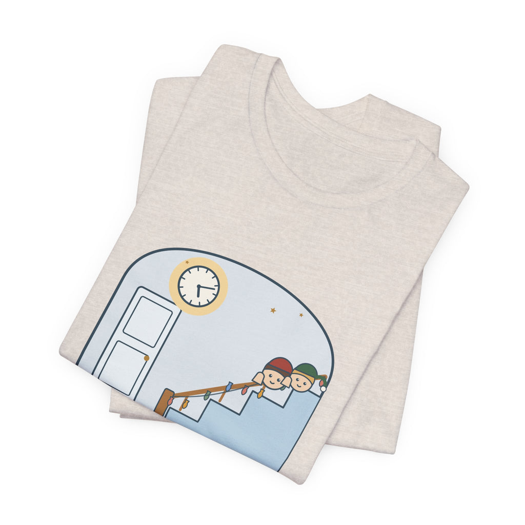 Funny Christmas T-Shirt - Christmas Starts at Six. Not 5:12. Parent Tee