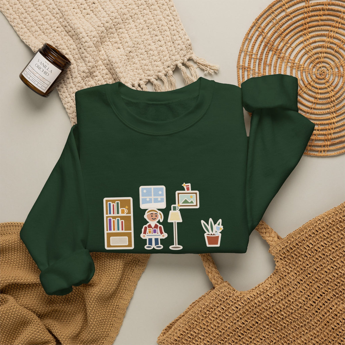 Holiday Host Sweatshirt, Hosted the Holidays, Still Finding Cups in Strange Places in January, Funny Cup Hunt Crewneck