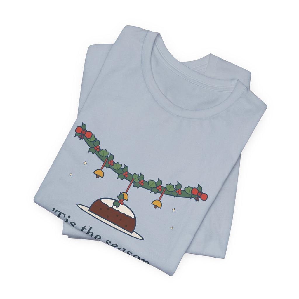 Oliphant Quote T-Shirt, Tis the Season to Be Jolly, Christmas Holly Swag Tee