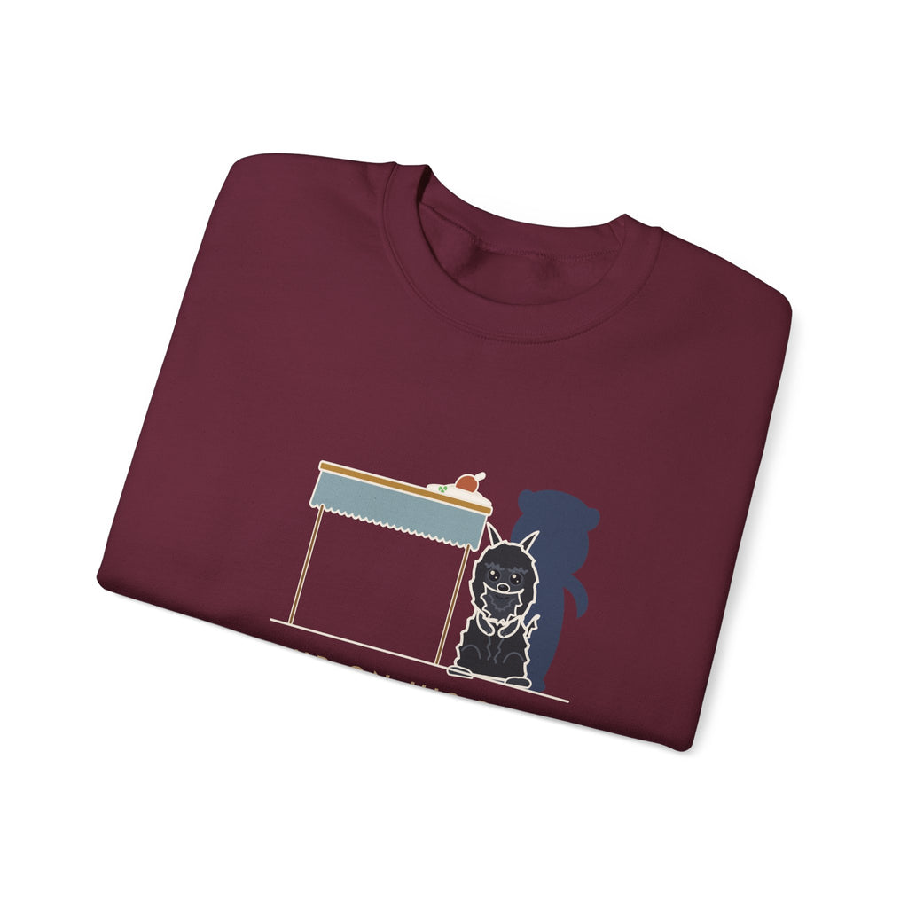 Affenpinscher Crewneck Sweatshirt - Sits Up at Dinner Like a Tiny Bear