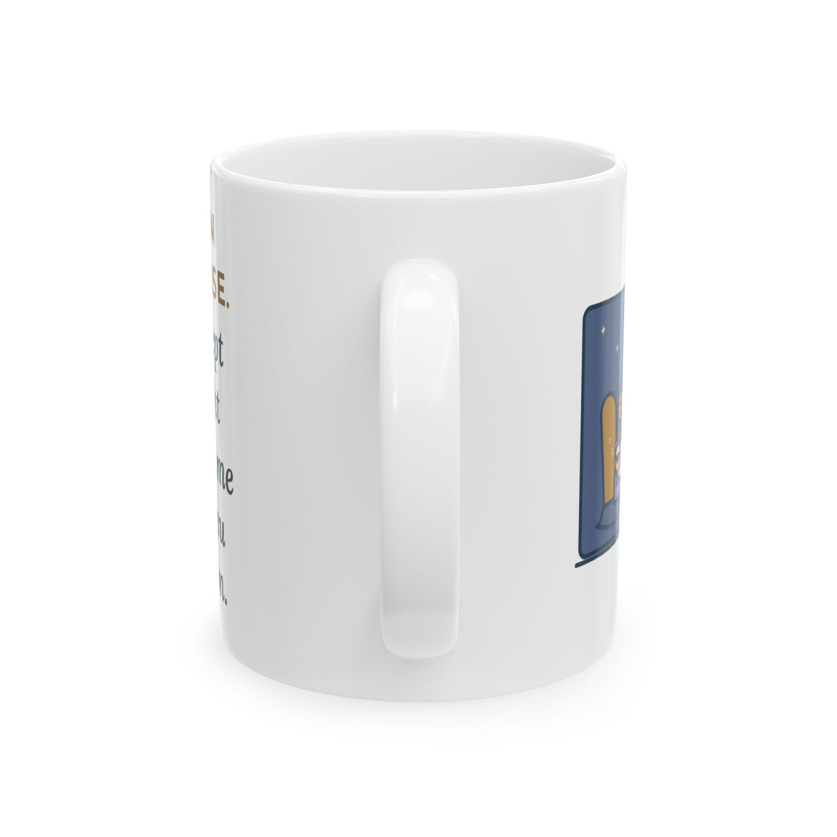 Newborn Night Nurse Coffee Mug - Thank-You Text at Noon