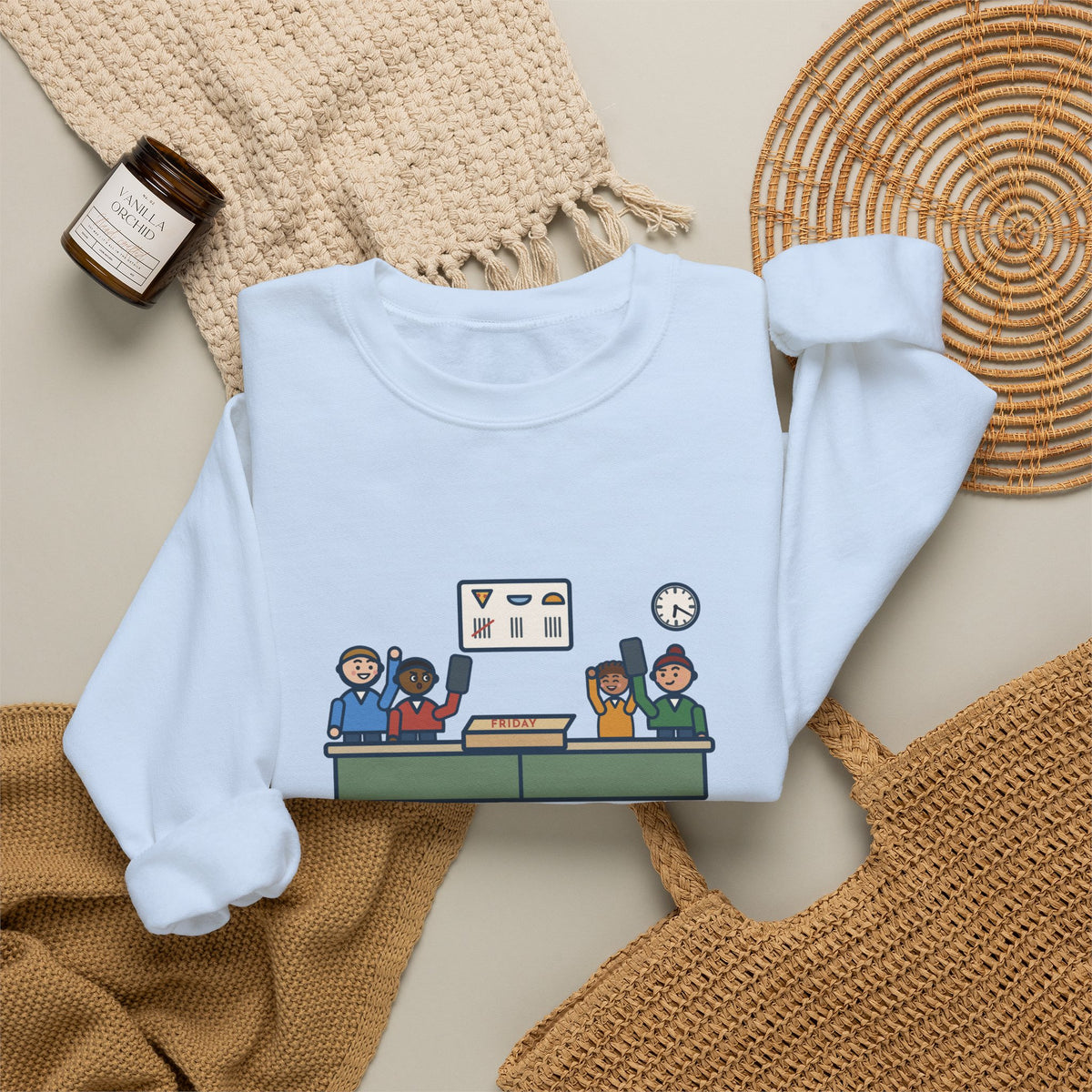 Family Dinner Sweatshirt, Twenty Minutes of Debate, Same Pizza Place as Last Friday, Funny Kitchen Vote Crewneck