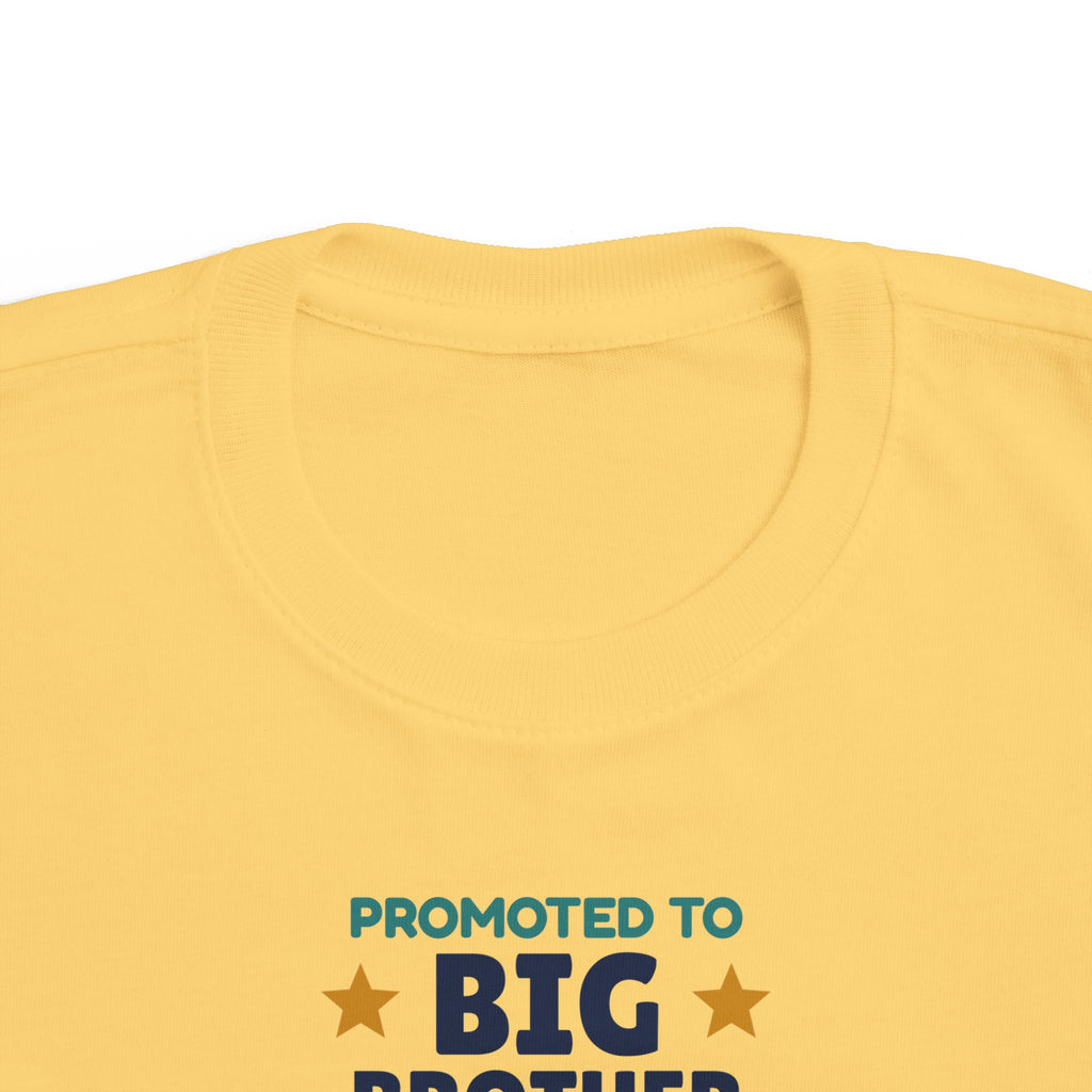 Promoted to Big Brother Toddler T-Shirt, Big Brother Announcement Tee