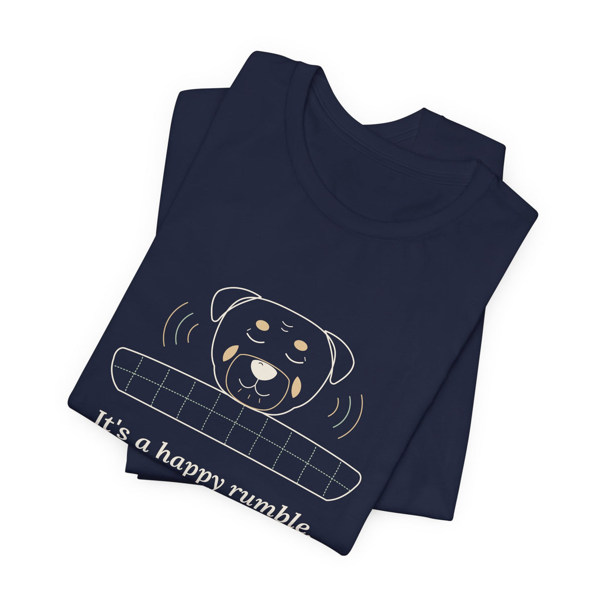 Rottweiler T-Shirt - It's a Happy Rumble, I Promise Gentle Rottie Owner Tee