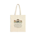 It Is a Truth Universally Acknowledged Tote Bag, Literary Jane Austen Quote Tote with Village Street