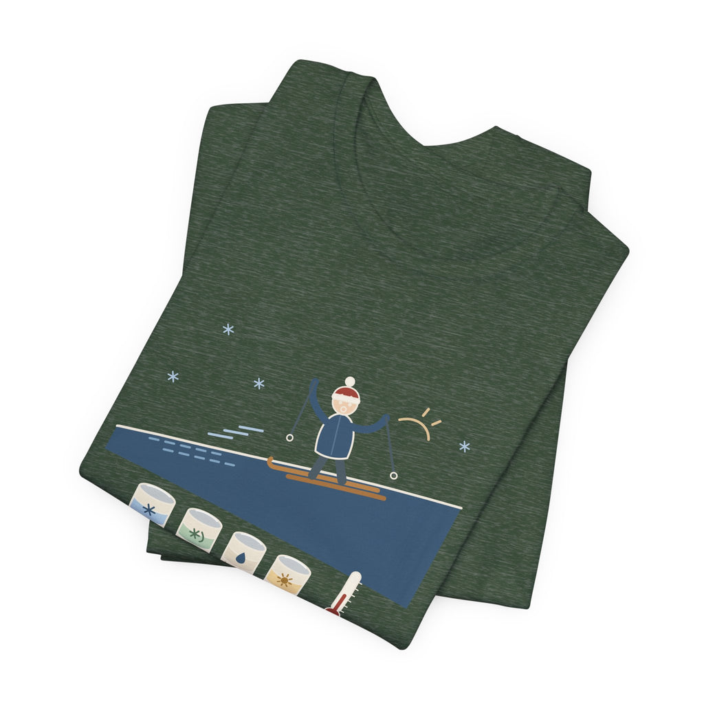 Cross-Country Ski T-Shirt - I Guessed the Wax Wrong. Funny Classic Skiing Tee