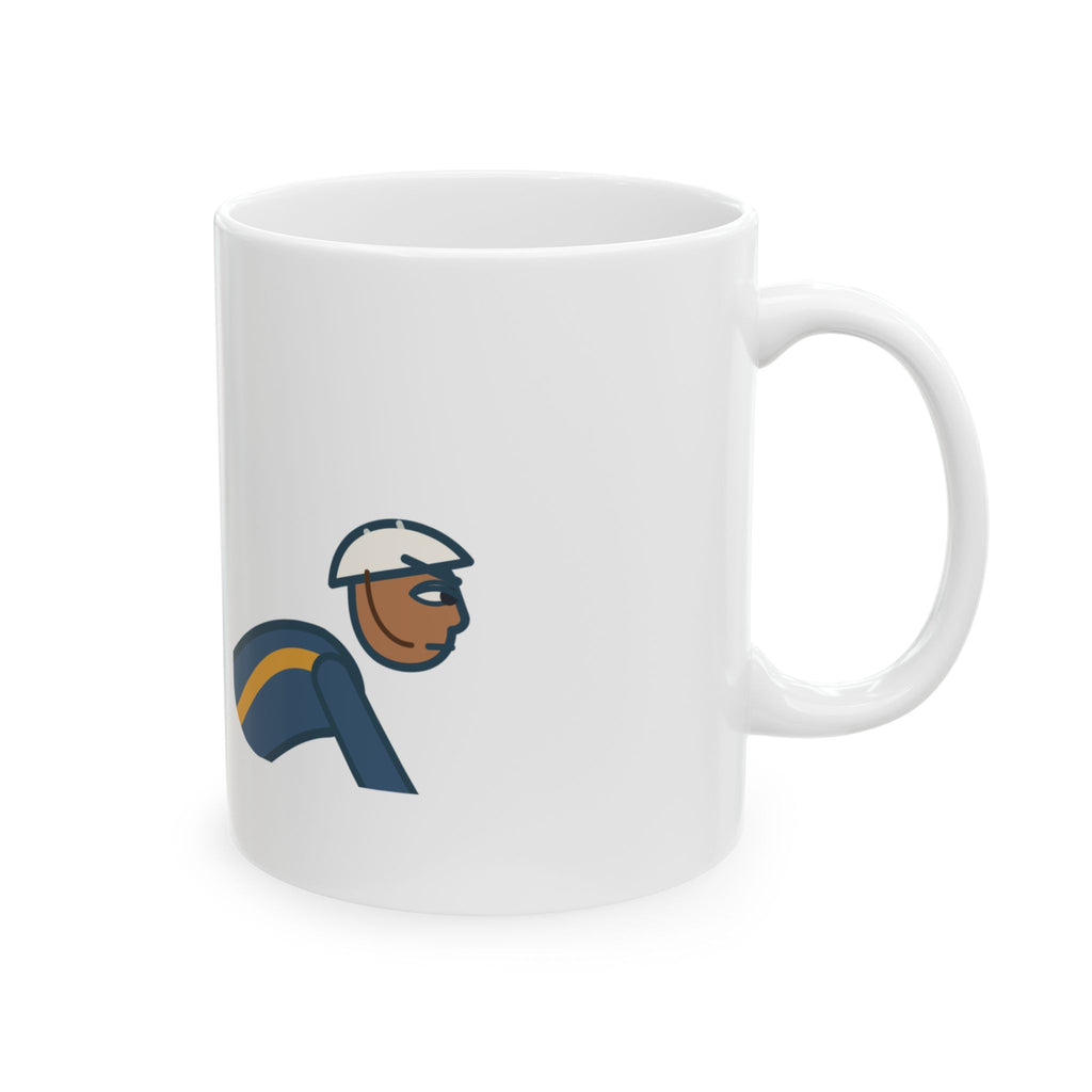 Road Cycling Coffee Mug - Stop Half-Wheeling Me. Cyclist Gift Mug
