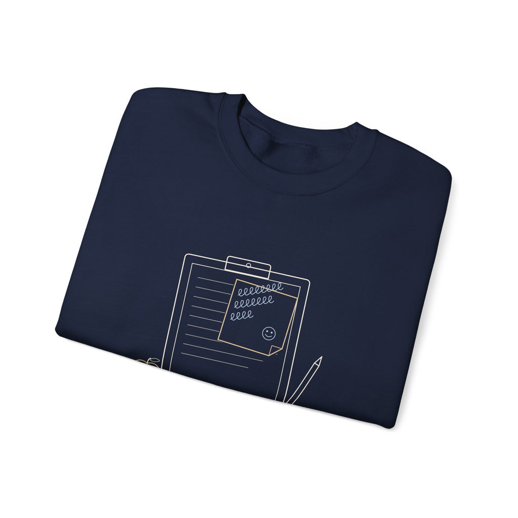 Substitute Teacher Crewneck Sweatshirt - Your Teacher Doesn't Let You Do That