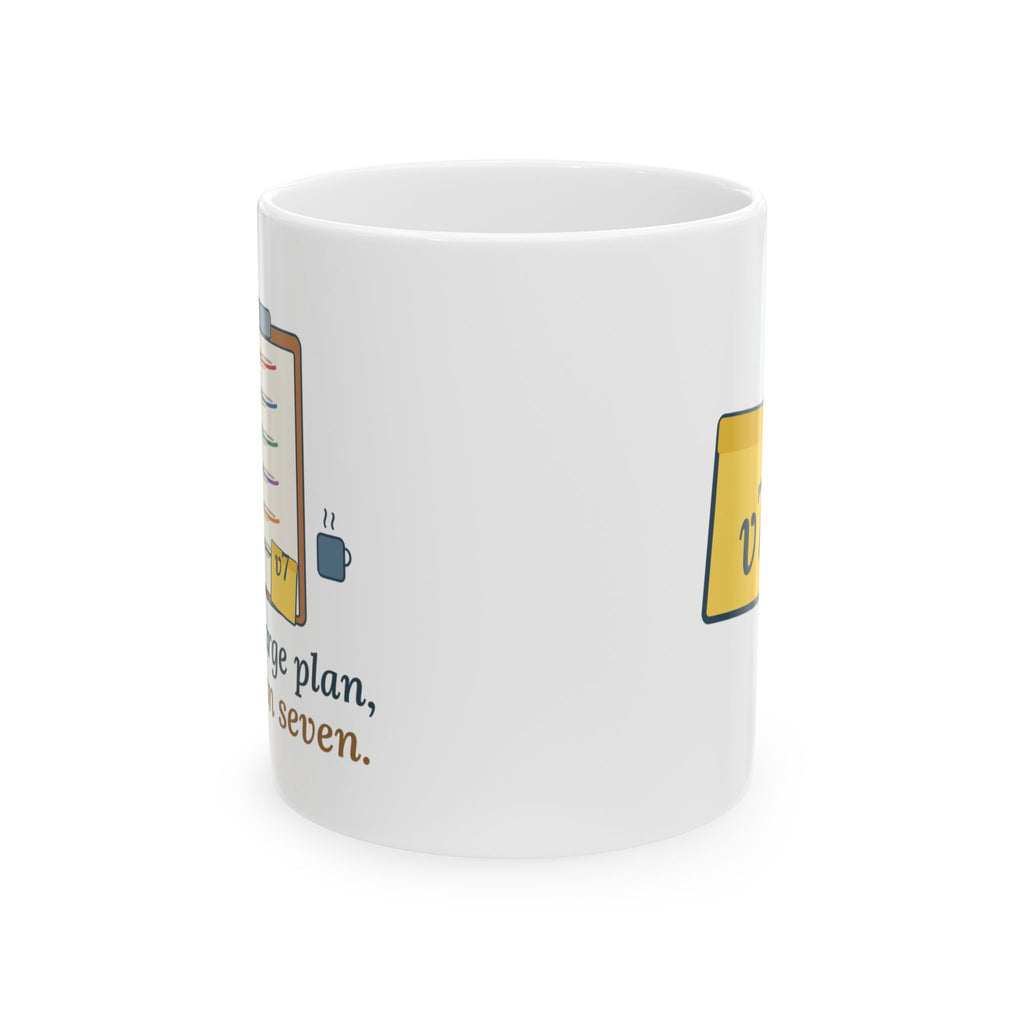 Case Management Nurse Mug 11oz - Discharge Plan, Version Seven, Funny Case Manager Coffee Mug