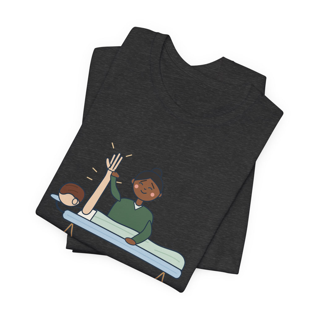 Massage Therapist T-Shirt - You Can Stop Helping Me Lift Your Arm. Funny LMT Tee