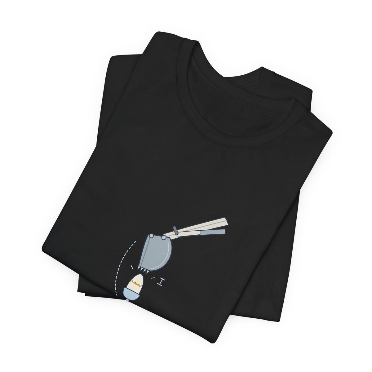 Heavy Equipment Operator T-Shirt - Gentle Enough to Crack an Egg With the Bucket
