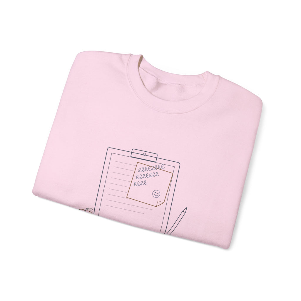 Substitute Teacher Crewneck Sweatshirt - Your Teacher Doesn't Let You Do That