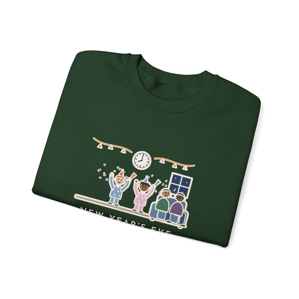 New Year's Eve Sweatshirt, With Little Kids, Counted Down at 8:00 and Called It Midnight, Funny Early Countdown Crewneck