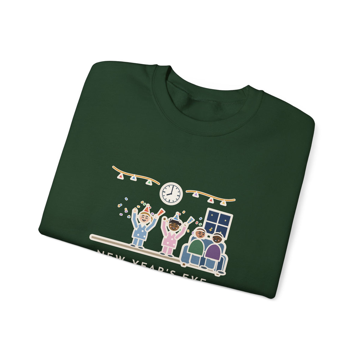New Year's Eve Sweatshirt, With Little Kids, Counted Down at 8:00 and Called It Midnight, Funny Early Countdown Crewneck