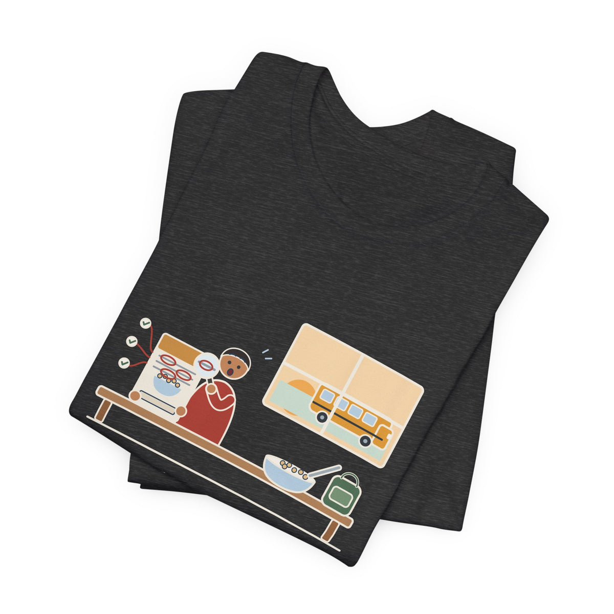 Latin Teacher T-Shirt - Found Three Latin Roots on the Cereal Box Before the Bus Came