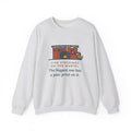 Dog Stocking Sweatshirt, Five on the Mantel, The Biggest One Has a Paw Print, Funny Mantel Crewneck