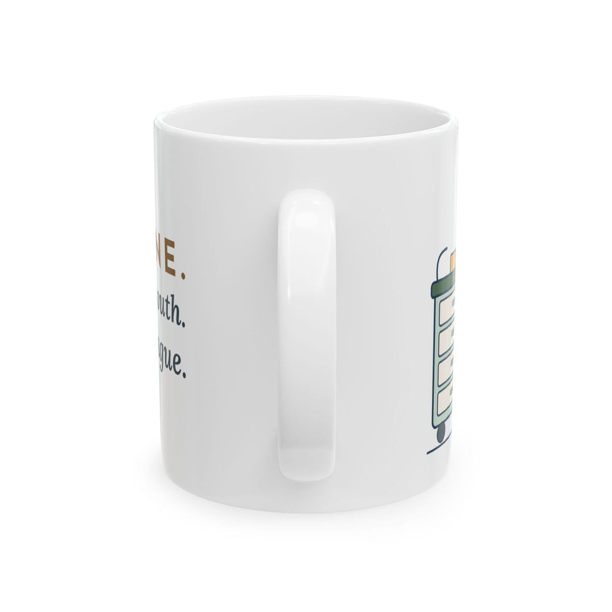 Correctional Nurse Coffee Mug - Pill Line. Open Your Mouth. Lift Your Tongue. Corrections Nurse Gift