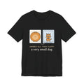 Pomeranian T-Shirt - Under All This Fluff: A Very Small Dog. Funny Pom Bath Day Tee