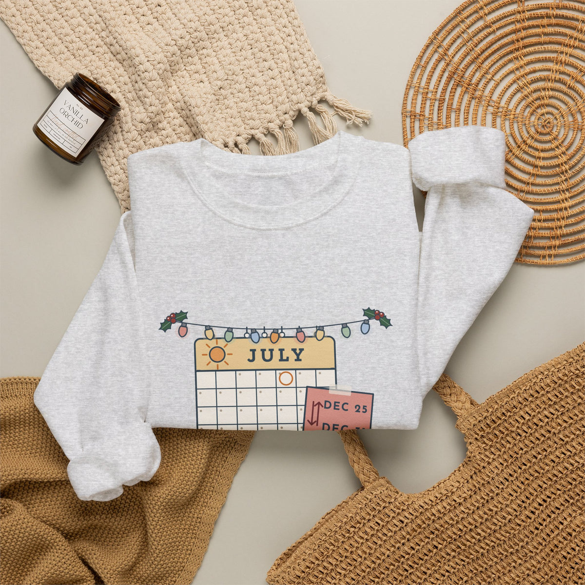 Holiday Nurse Crewneck Sweatshirt - I Traded Christmas for New Year's in July