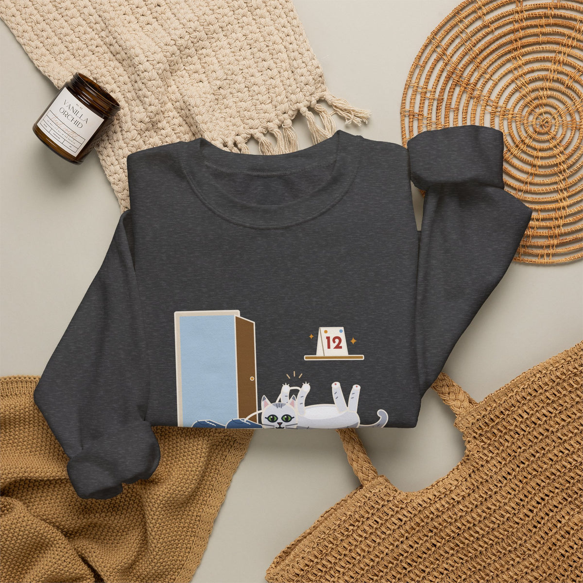 Burmilla Crewneck Sweatshirt - Twelve and Still Pouncing on Shoelaces Cat Owner Gift