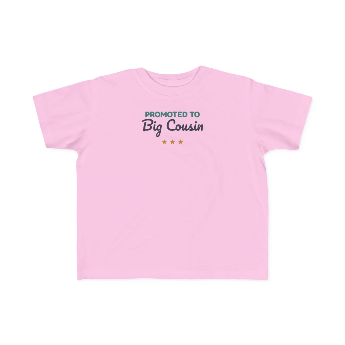 Promoted to Big Cousin Toddler T-Shirt, Cousin Announcement Tee