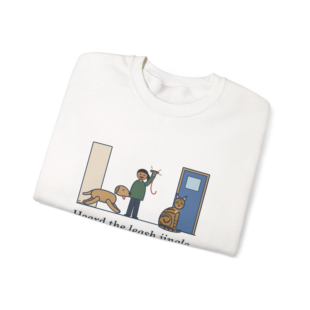 Sokoke Cat Crewneck Sweatshirt - First to the Door When the Leash Comes Out