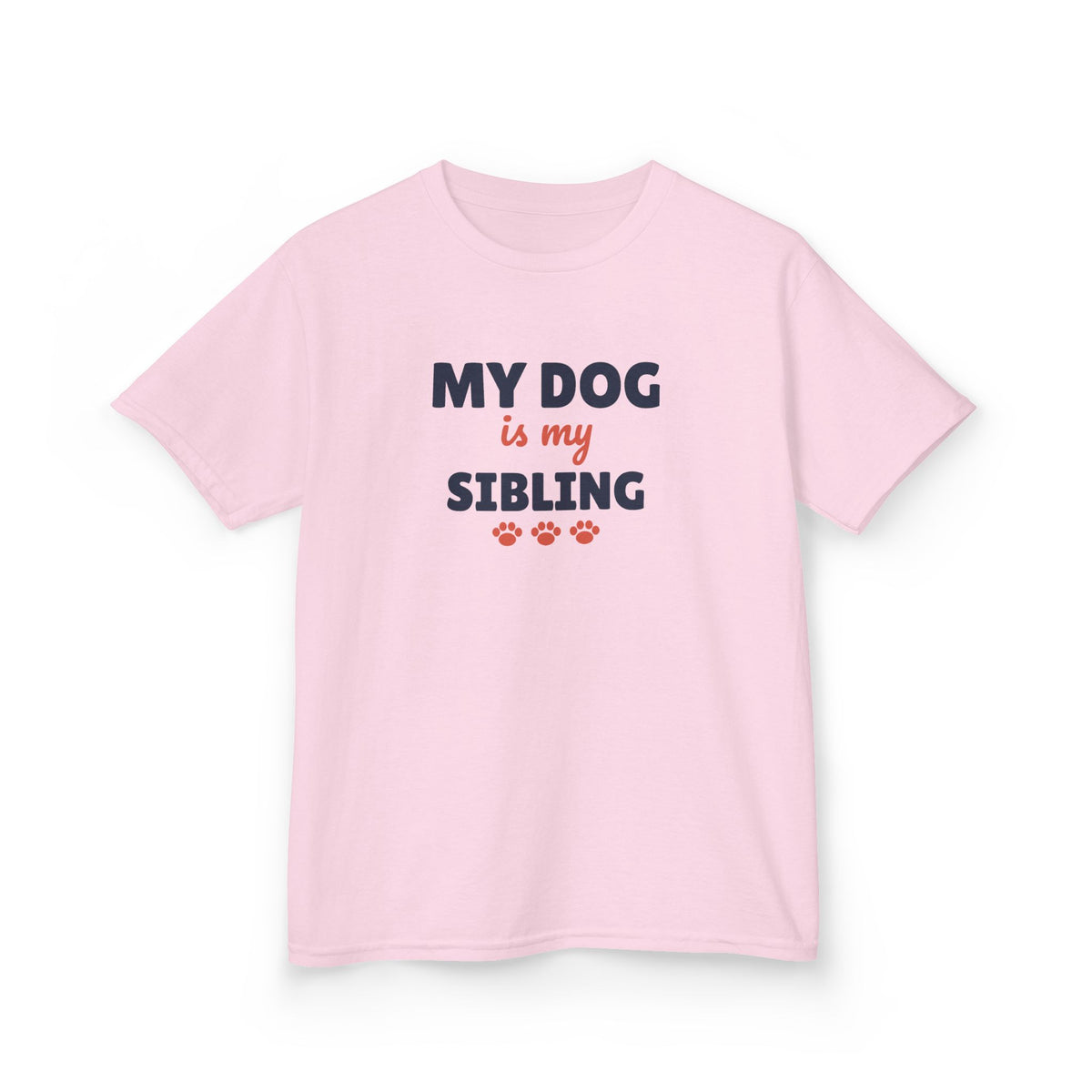 My Dog Is My Sibling Youth T-Shirt, Dog Lover Kids Shirt
