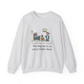 At-Home Care Nurse Crewneck Sweatshirt - The Dog Sat In on Every Vitals Check