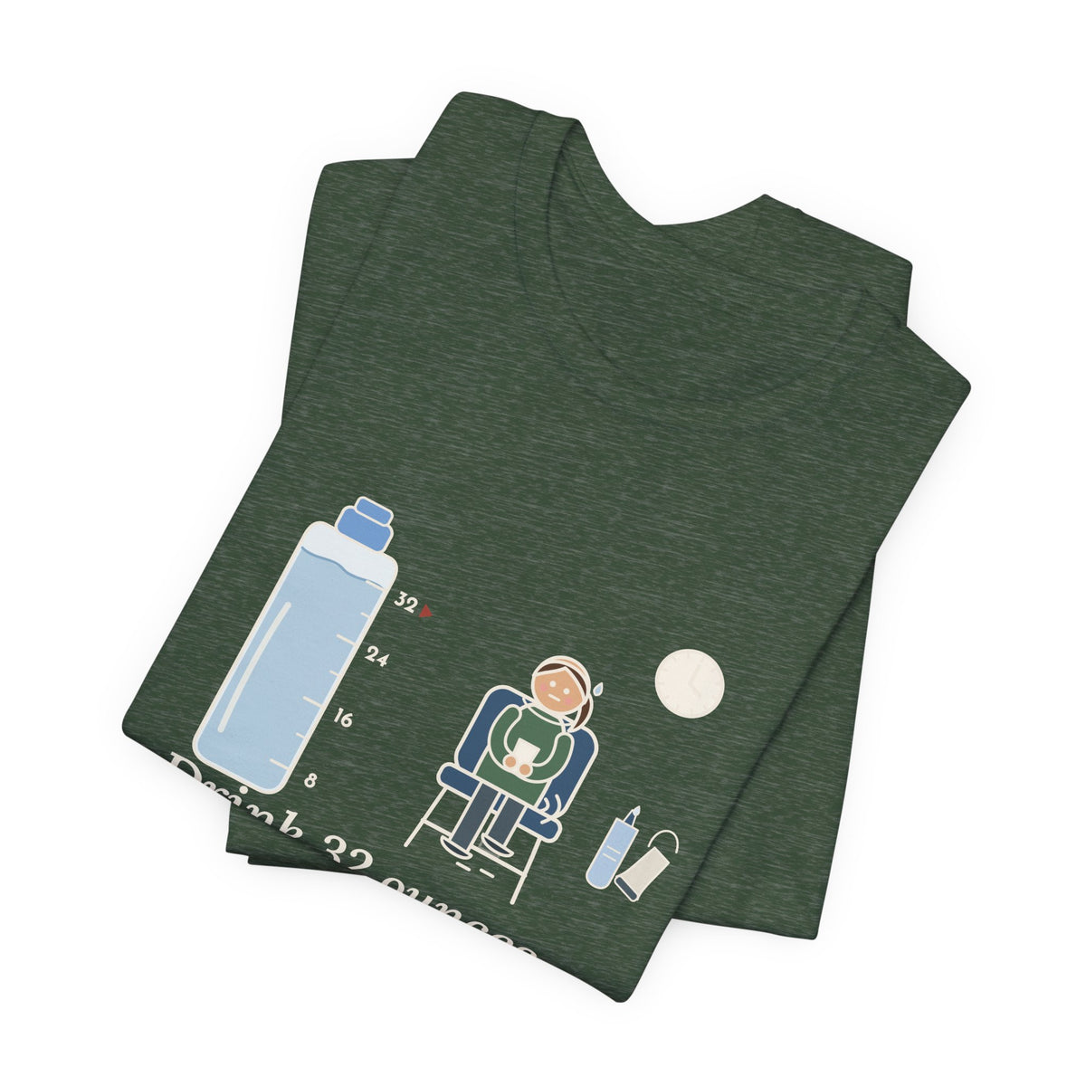 Sonographer T-Shirt - Drink 32 Ounces. Now Hold It Until I Call You. Ultrasound Tech Tee