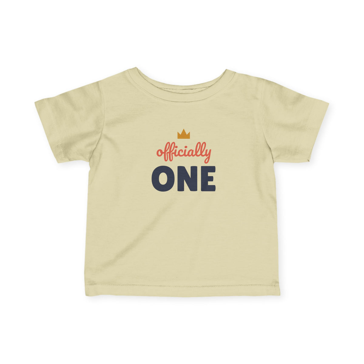 Officially One Baby T-Shirt, 1st Birthday Infant Tee