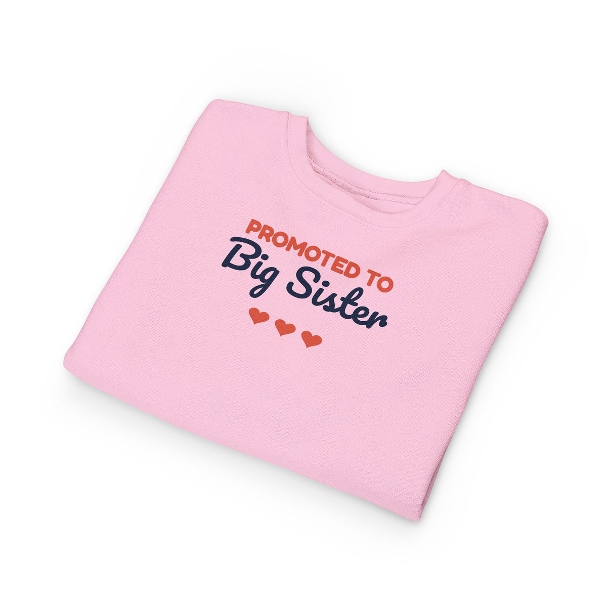 Promoted to Big Sister Toddler Sweatshirt, Pregnancy Announcement Crewneck