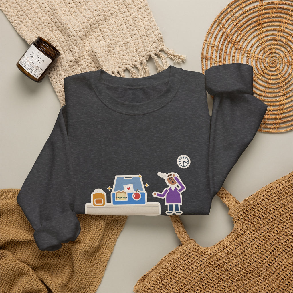 School Lunch Sweatshirt, Packed a Lunch with a Sweet Note, Both Came Home Untouched, Funny Lunchbox Return Crewneck