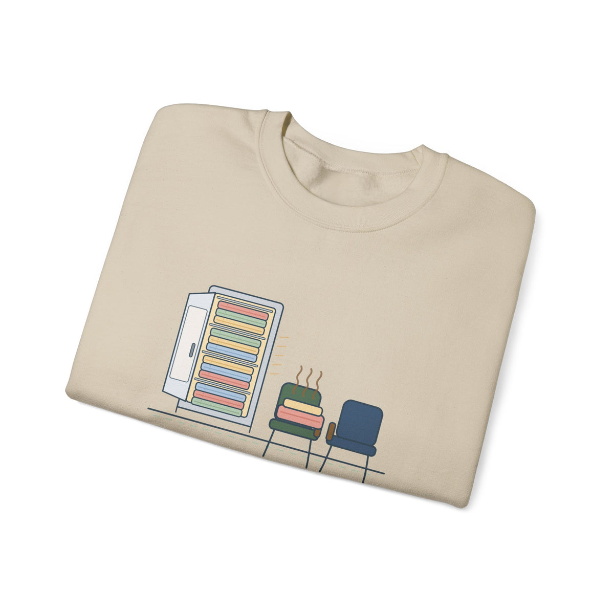 Chaplain Crewneck Sweatshirt - Mostly I Listen. Sometimes I Find Warm Blankets.