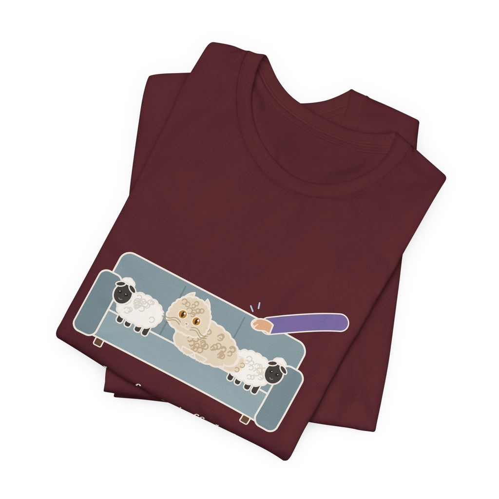 Selkirk Rex Cat T-Shirt - Mistaken for a Stuffed Sheep Twice This Week