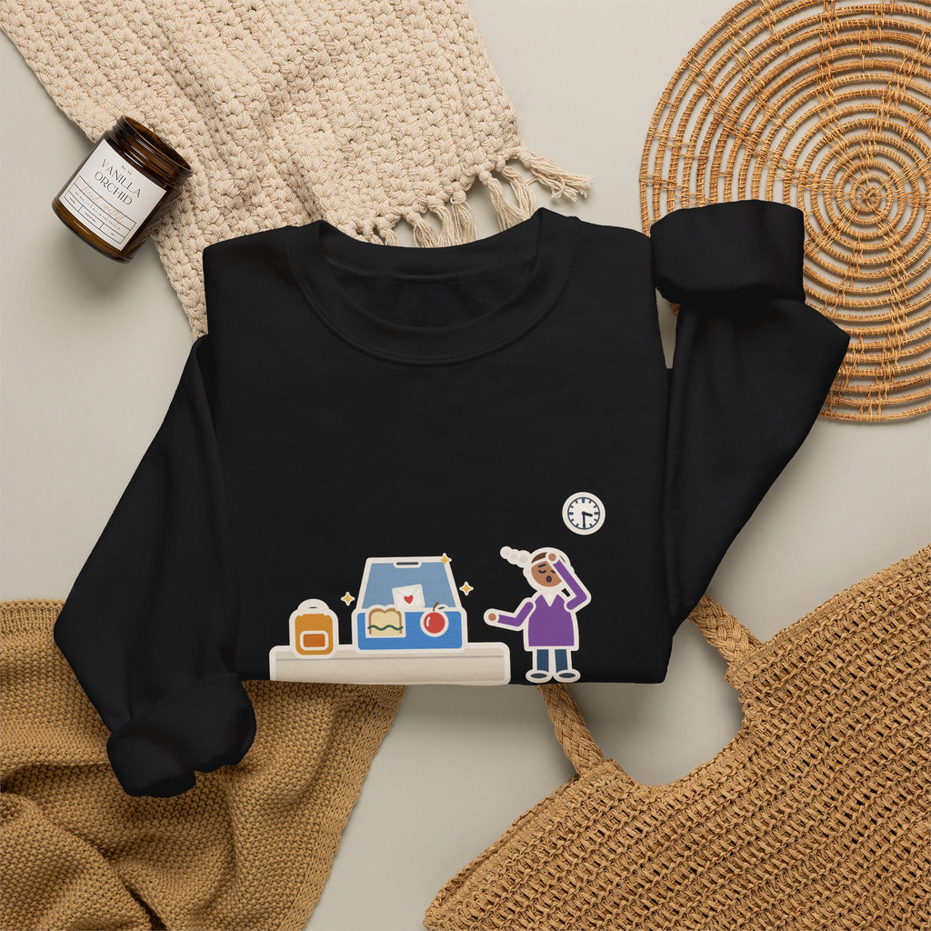 School Lunch Sweatshirt, Packed a Lunch with a Sweet Note, Both Came Home Untouched, Funny Lunchbox Return Crewneck