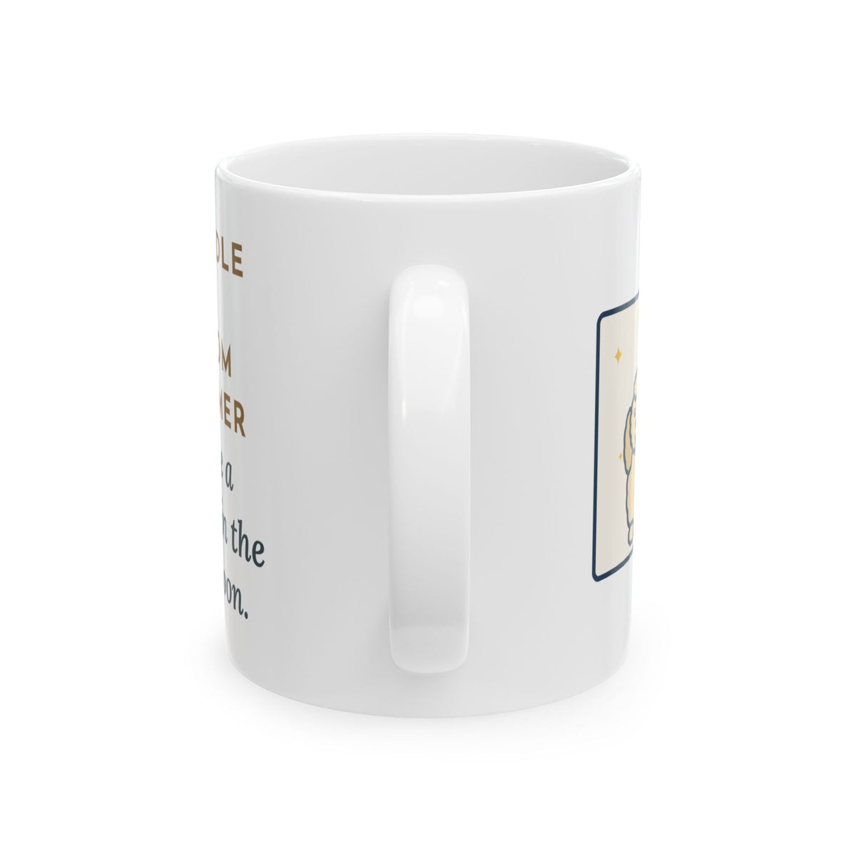 Labradoodle Mug, Came Home from the Groomer Looking Like a Lamb, Rolled in the Garden by Noon, Funny Coffee Mug 11oz