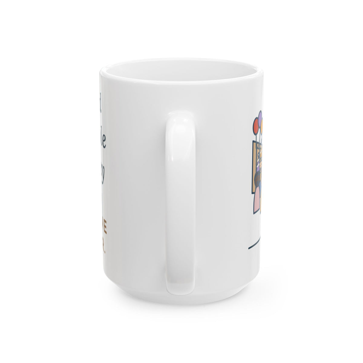 Large 15oz Swedish Vallhund Mug - Herded the Birthday Party Into One Corner