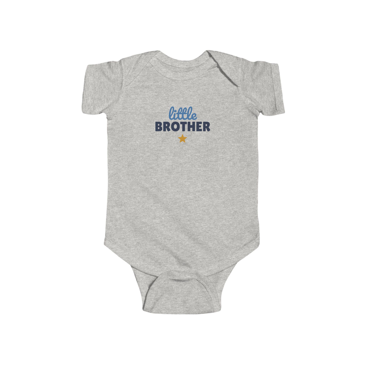 Little Brother Baby Bodysuit, Sibling Matching Newborn Outfit