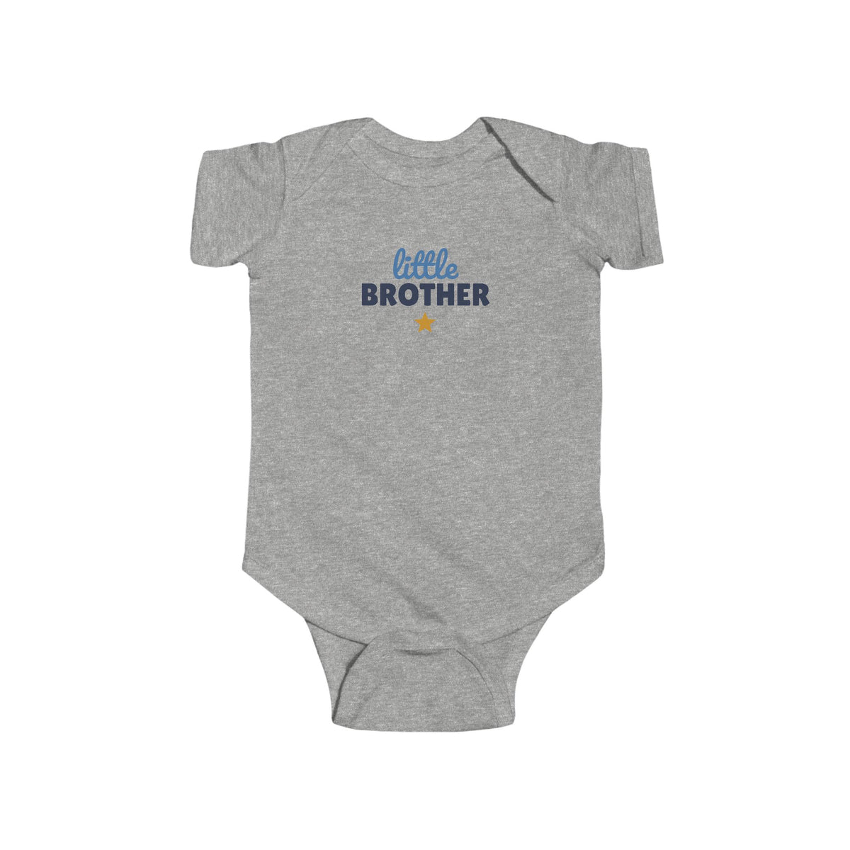 Little Brother Baby Bodysuit, Sibling Matching Newborn Outfit