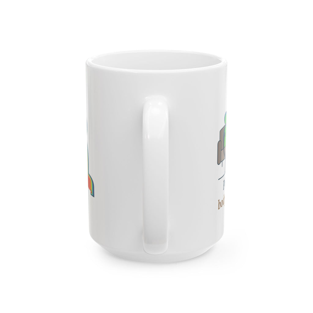 Large 15oz Oriental Shorthair Mug - Picks a Lap by Body Temperature