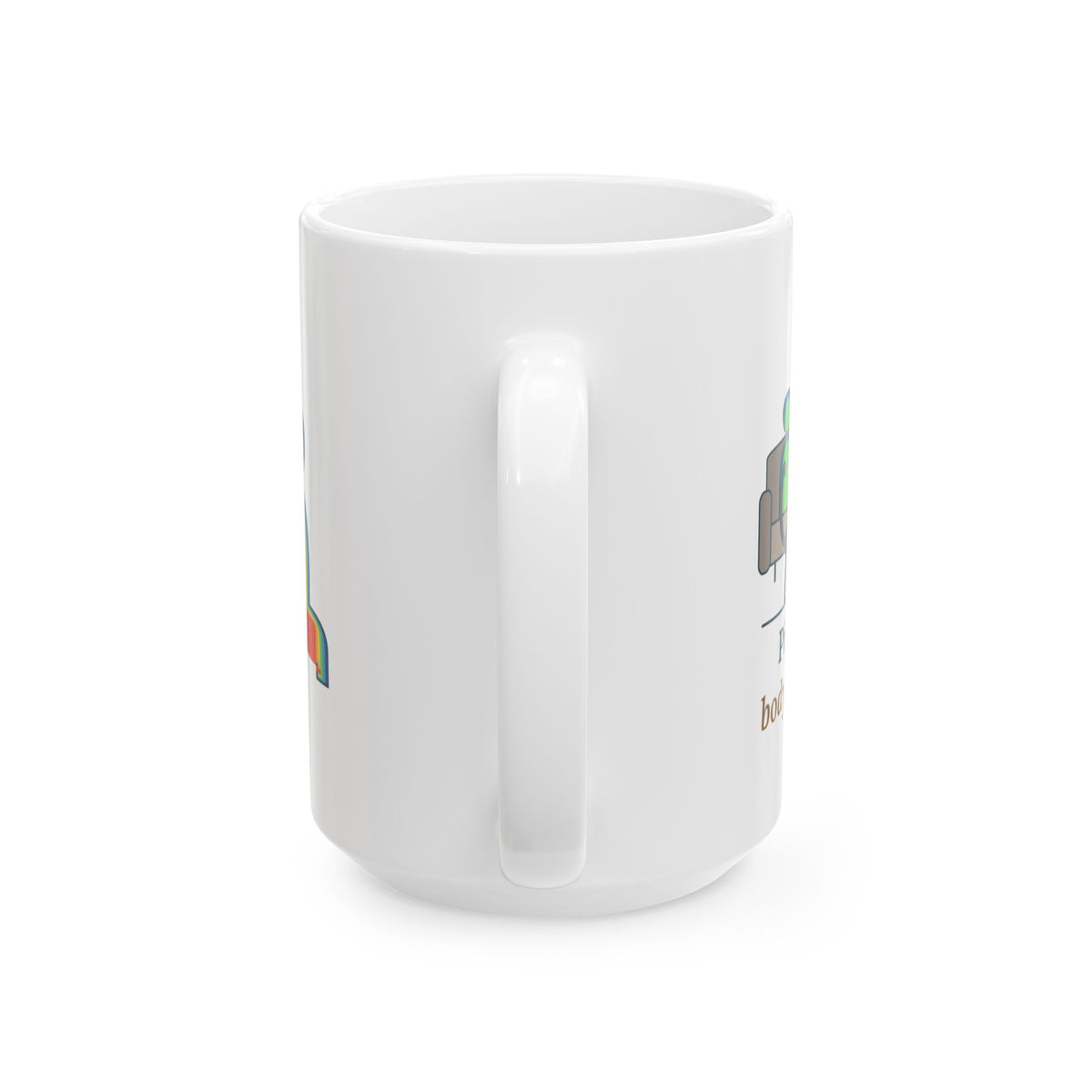 Large 15oz Oriental Shorthair Mug - Picks a Lap by Body Temperature