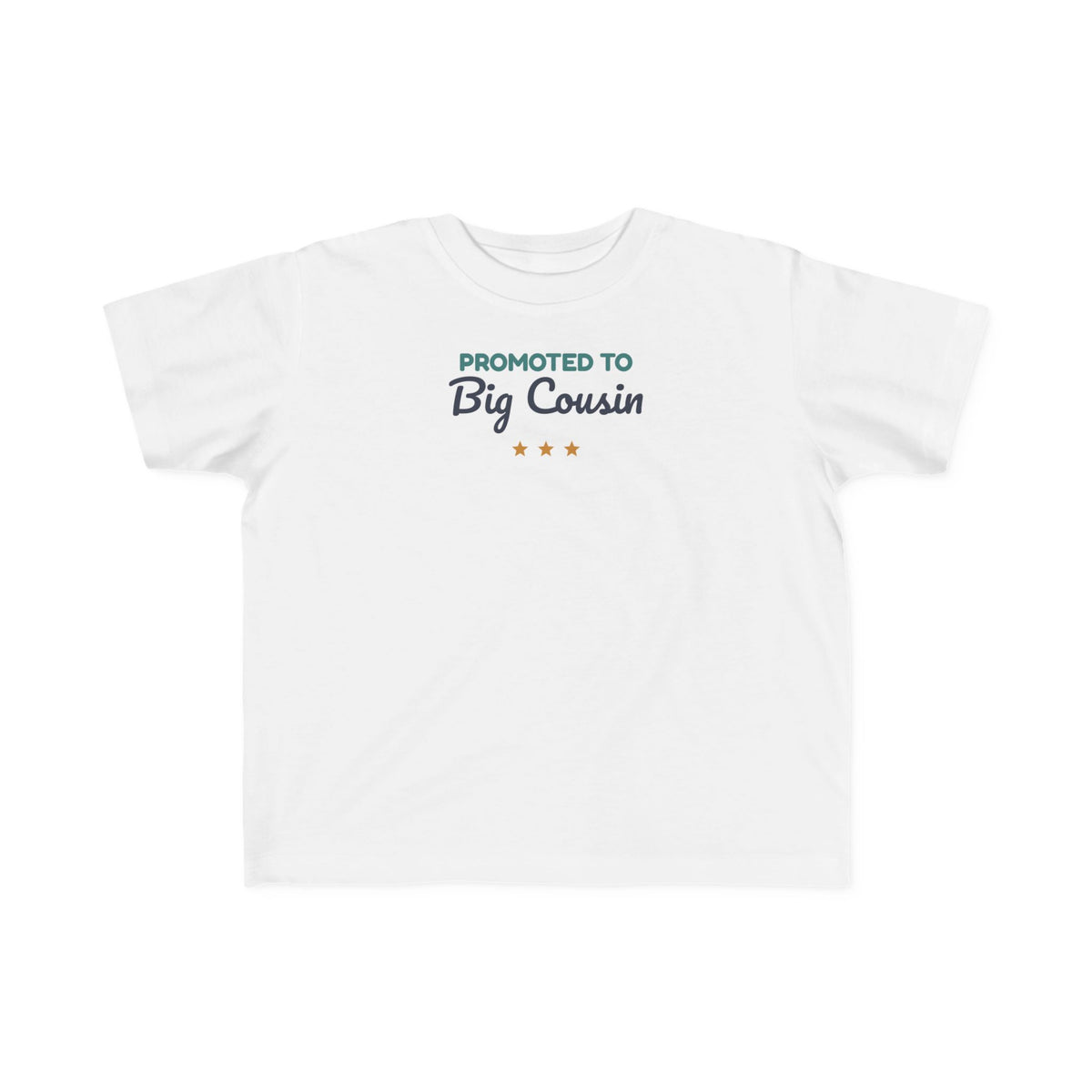 Promoted to Big Cousin Toddler T-Shirt, Cousin Announcement Tee
