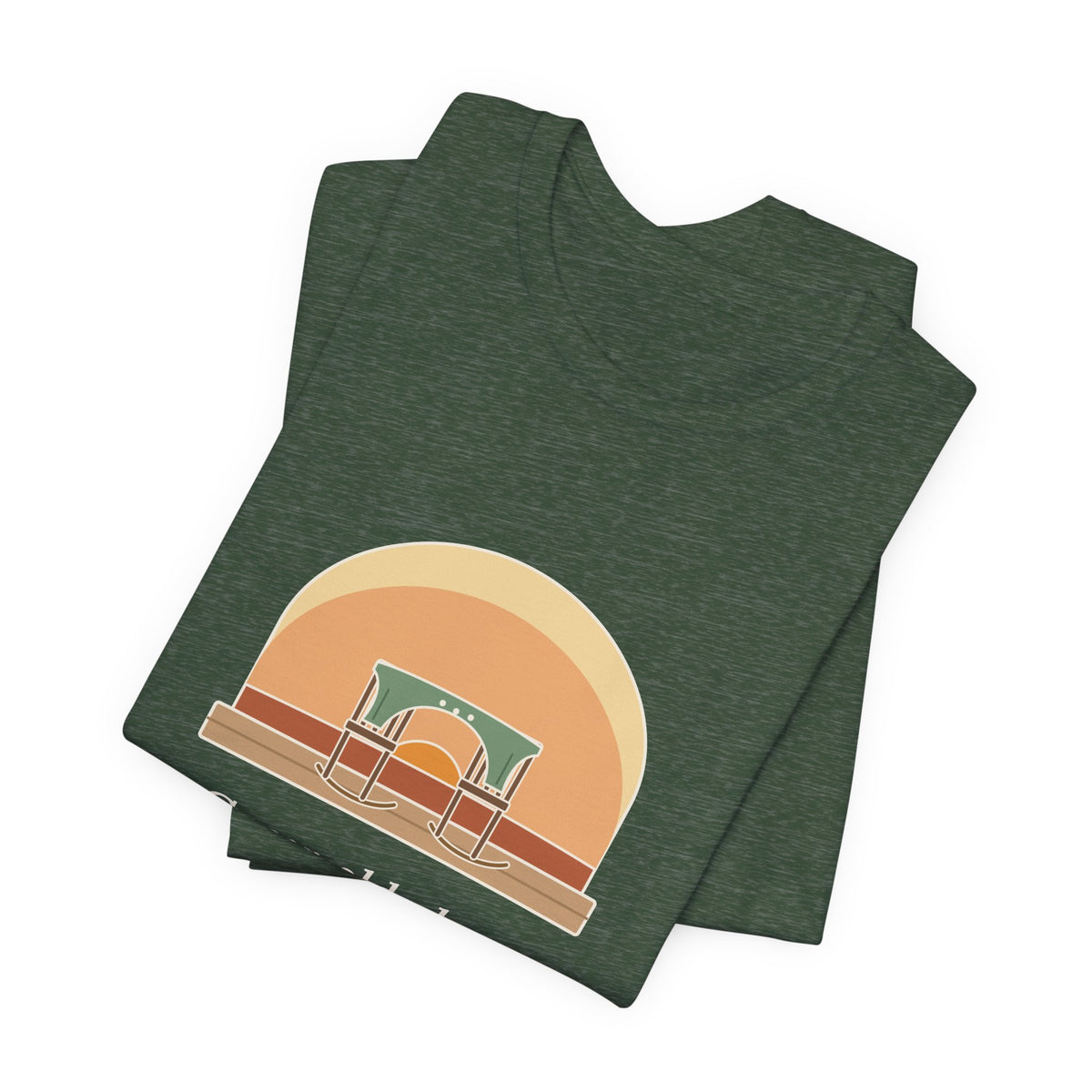 Browning Quote T-Shirt, Grow Old Along with Me, Anniversary Porch Rocking Chairs Tee