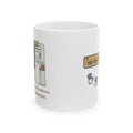 Rock Climbing Coffee Mug - Hangboard in the Kitchen Doorway. Landlord Unaware. Climber Mug