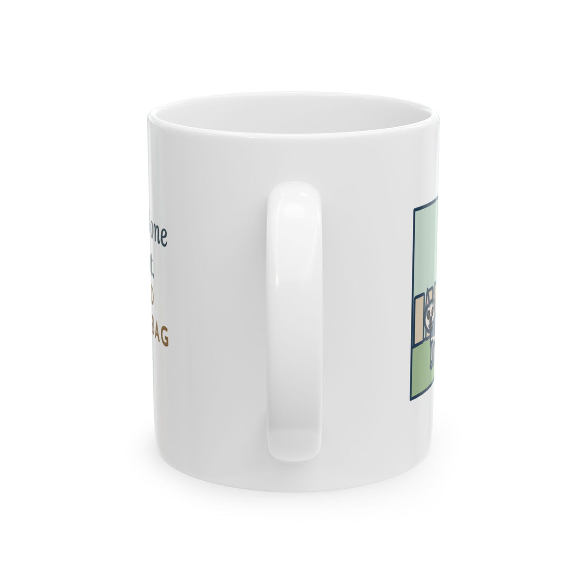 Pomsky Mug, Shed One Winter Coat, We Filled a Grocery Bag with It, Funny Coffee Mug 11oz