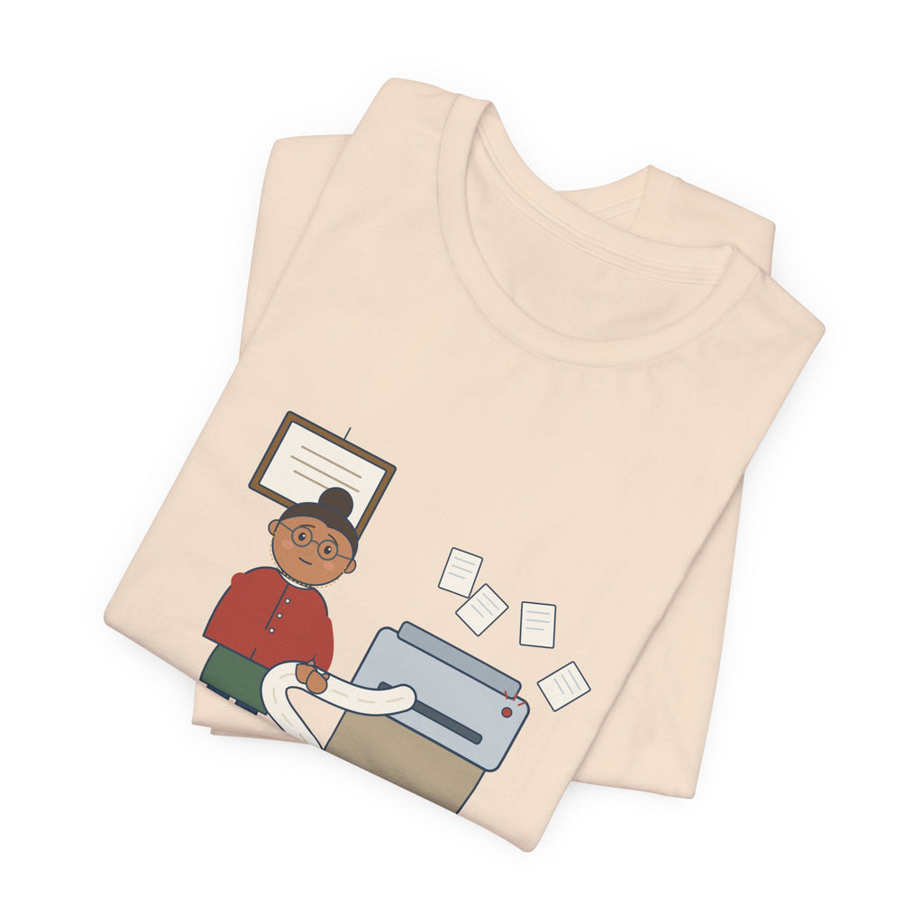 Public Library Librarian T-Shirt - Master's Degree. Printer Duty. Funny Library Tee