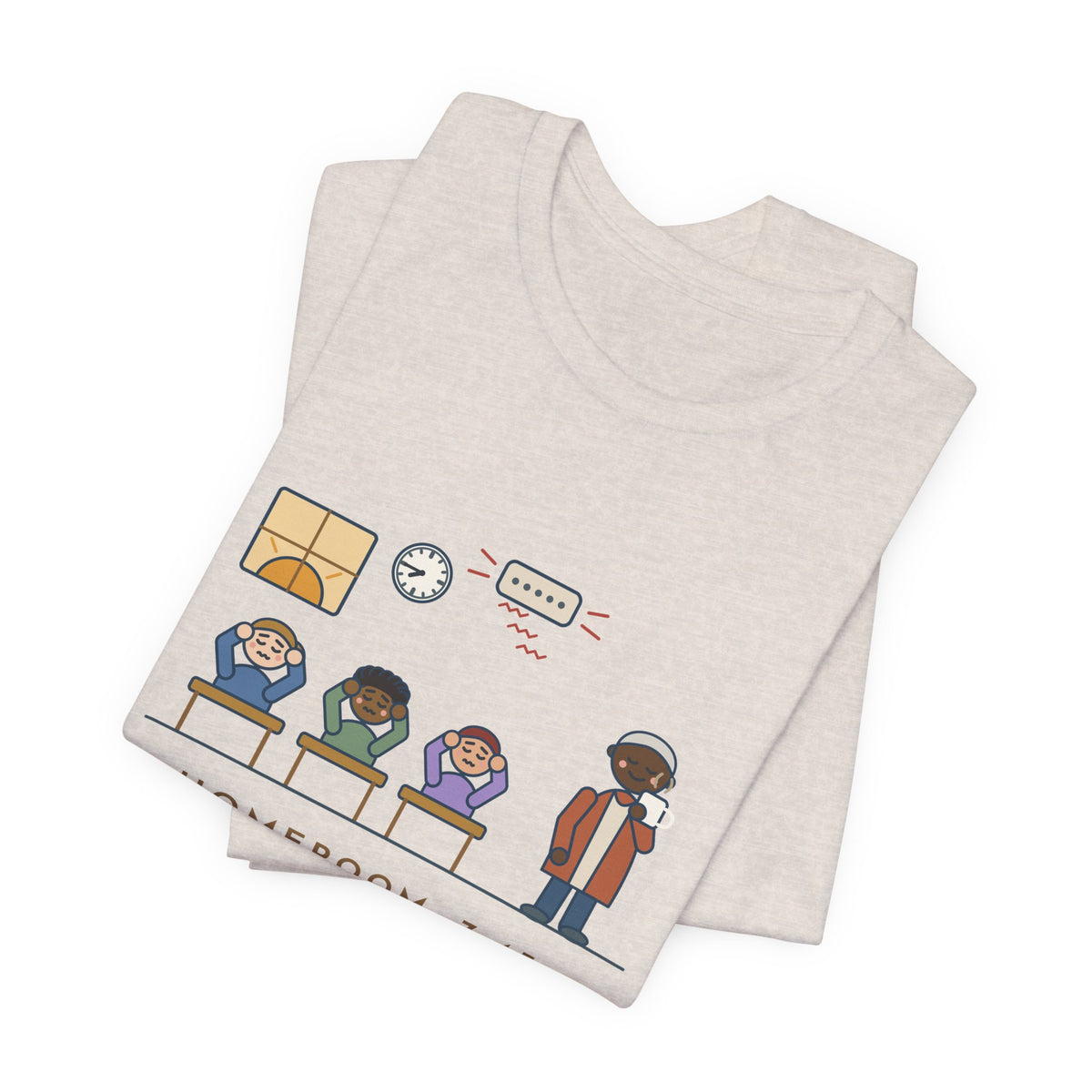 Homeroom Teacher T-Shirt - 7:45, the Announcements Mic Squealed Again