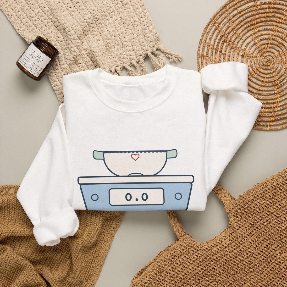 NICU Nurse Crewneck Sweatshirt - I Weigh Diapers. Professionally. Neonatal Nurse Gift